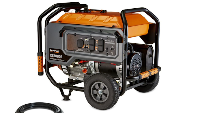 The recalled XT8000E Generator. The recall was issued after reports of finger amputation and crushing.