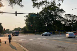 ShotSpotter technology above the intersection of S. Stony Island Ave. and E. 63rd St., Chicago, Aug. 10, 2021.