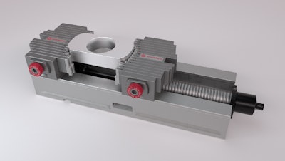 The Adaptix Soft Jaw uses adjustable fingers and interchangeable tips to grip a wide variety of parts or workpieces during the computer numerical control (CNC) machining process.