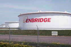This June 29, 2018 file photo shows tanks at the Enbridge Energy terminal in Superior, Wis. The state of Minnesota has gone to federal court to block a lawsuit over Enbridge Energy's Line 3 oil pipeline project from proceeding in tribal court.