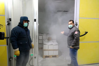 Countries must have ultra-cold storage infrastructure, such as this warehouse in Turkey, to accept doses of Pfizer’s vaccine.
