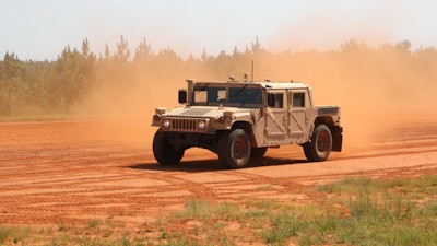 Southwest Research Institute develops autonomous drones and ground vehicles, such as this high mobility multi-purpose wheeled vehicle (HMMWV), for the U.S. Army.