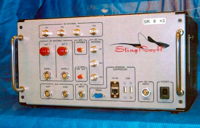 Law enforcement agencies use cell site simulators like this StingRay to intercept calls from phones in the vicinity of the device.