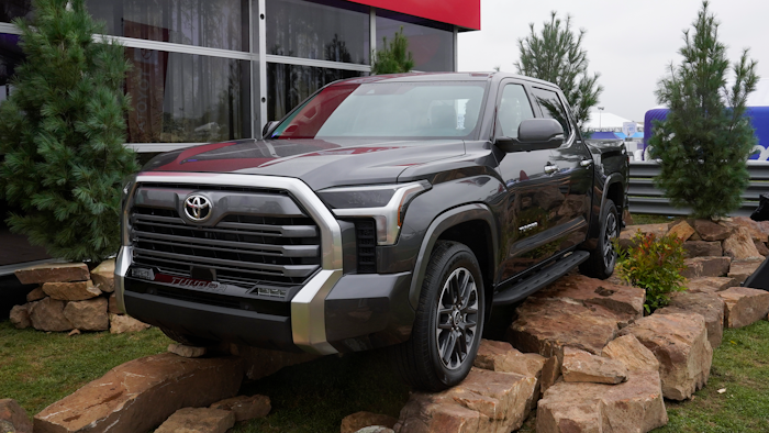 A 2022 Toyota Tundra at Motor Bella, Pontiac, Mich., Sept. 21, 2021.