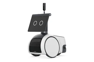 This photo provided by Amazon shows the company's new robot called Astro.