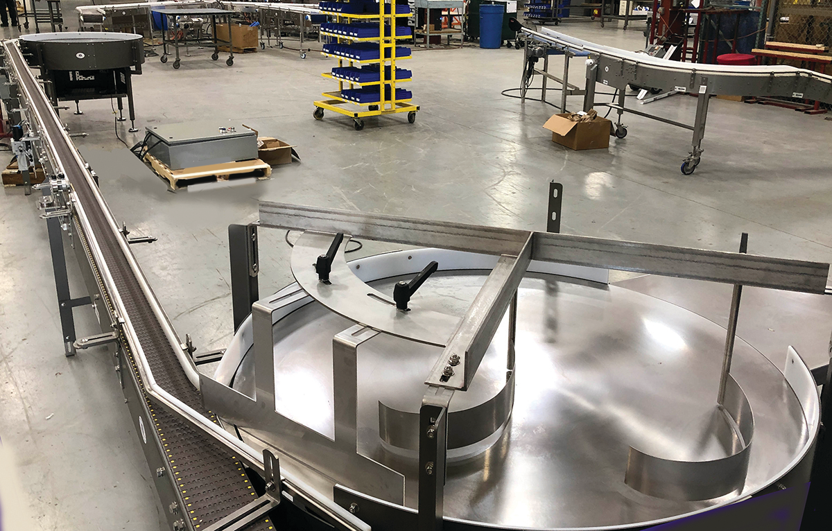 Rotary Tables Unscrambe&accumulate By Multi Conveyor High Res