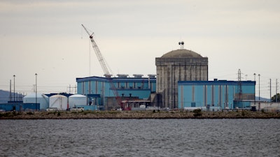 This Sept. 21, 2016 file photo shows Unit one of the V.C. Summer Nuclear Station near Jenkinsville, S.C. Federal authorities say a fourth executive has been charged for his role in a failed multibillion-dollar project to build two nuclear reactors at the V.C. Summer site in South Carolina.