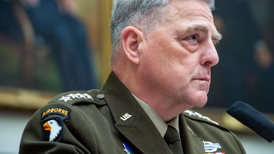 Chairman of the Joint Chiefs of Staff Gen. Mark Milley testifies before the House Armed Services Committee on Capitol Hill, Sept. 29, 2021.