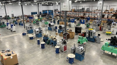 The increased space in the facility allows Newcomb Spring of Colorado to create an equipment layout which improves the internal logistical functionality.