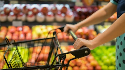 Grocery Store Produce Aisle I Stock 1125844326