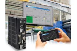 Figure 1: The AutomationDirect C-more EA9 series headless HMI can operate a local display if desired, but it also works well when sending machine information to mobile devices via web pages or a cloud service.
