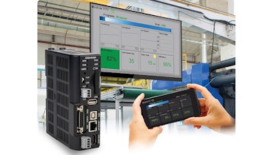 Figure 1: The AutomationDirect C-more EA9 series headless HMI can operate a local display if desired, but it also works well when sending machine information to mobile devices via web pages or a cloud service.