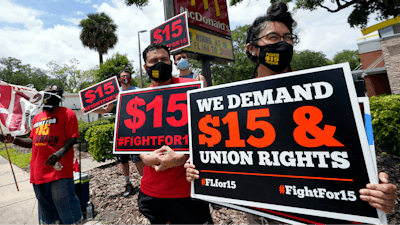 The fight over the minimum wage continues.