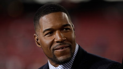 Strahan will be among the crew on Blue Origin's next flight to space. The company said Tuesday, Nov. 23, 2021 that the Good Morning America co-host, who just turned 50 on Sunday, will join Laura Shepard Churchley, the eldest daughter of Alan Shepard, on the flight.