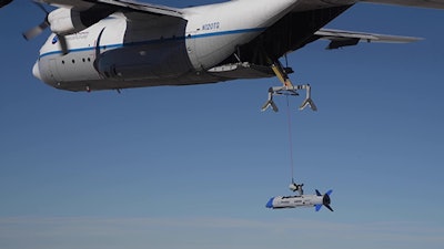 Gremlins Air Vehicle during a test at Dugway Proving Ground, Utah, October 2021.