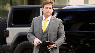 Dr. Craig Wright arrives at the federal courthouse in Miami, Nov. 16, 2021.