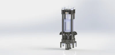 Isothermal forging press