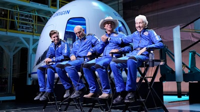 The Federal Aviation Administration said Friday, Dec. 10, 2021, they are no longer present commercial astronaut wings starting next year, too many people are launching into space.