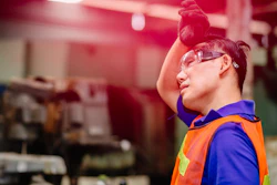 Tired Worker, Headache Hot Weather Over Heat Unhealthy Engineer Working In Heavy Industry Factory 1210292522 1258x838