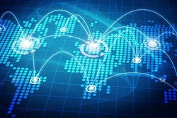 World Map With Connection Lines 000050371048 Medium