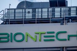 BioNTech vaccine production facility, Marburg, Germany, Feb. 13, 2021.