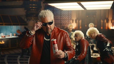 This photo provided by Bud Light, shows a scene from Bud Light Seltzer’s 2022 Super Bowl NFL football spot.