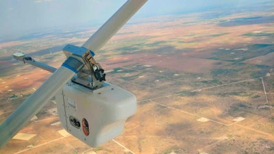 The airplane-mounted sensor used by the researchers to detect methane leaks from oil and natural gas production in the New Mexico half of the Permian Basin.