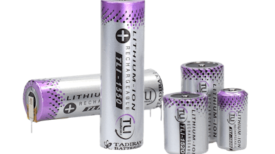 TLI Series industrial grade long-life rechargeable lithium-ion (Li-ion) cells.