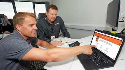 Dave Harasym and Aaron Bartram of Martin Engineering