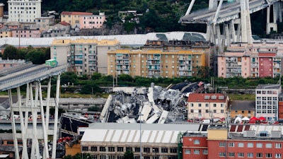Forty-three people were killed when a large stretch of the Morandi Bridge broke off on the eve of one of Italy's biggest vacation holidays.