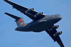 Media and military experts said Sunday, April 10, 2022, that six Chinese Air Force Y-20 transport planes landed at Belgrade's commercial airport early Saturday, reportedly carrying HQ-22 surface-to-air missile systems for the Serbian military.