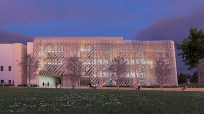 Architectural rendering of the Resnick Sustainability Center.