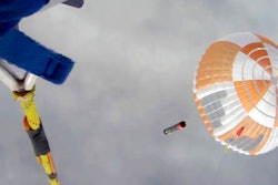 In this image supplied by Rocket Lab, the Electron rocket blasts off for its 'There And Back Again' mission from their launch pad on the Mahia Peninsula, New Zealand, Tuesday, May 3, 2022. The California-based company regularly launches 18-meter (59-foot) rockets from the remote Mahia Peninsula in New Zealand to deliver satellites into space.