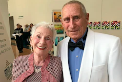 In this undated image provided by the Jewish National Fund-USA, Dr. Morton Mower and his wife, Toby, pose for a picture. Dr. Morton Mower, a former Maryland-based cardiologist who helped invent an automatic implantable defibrillator that has helped countless heart patients live longer and healthier, has died at age 89.