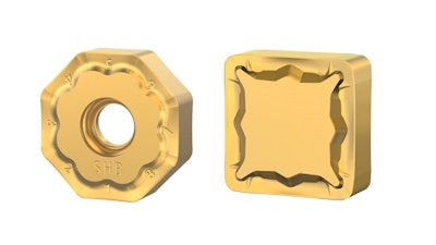 Available for many indexable milling product lines, the new grades come with a golden top layer for fast, easy wear identification, ensuring maximum tool life for each cutting edge.