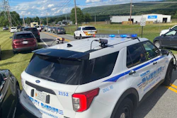 Law enforcement stages near the scene of a shooting at Columbia Machine, Inc., in Smithsburg, Md., Thursday, Jan. 9, 2022.