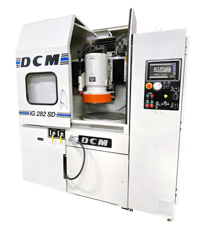 Surface grinders like DCM Tech’s IG 282 SD are designed with advanced sensors and controls that automatically maintain very tight tolerances, removing material down to within one ten-thousandth of an inch of the final thickness, preventing overgrinding.