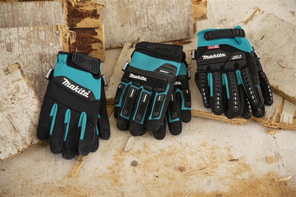 makita fingerless gloves