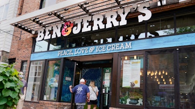 Ben & Jerry's Ice Cream shop, Burlington, Vt., July 20, 2021.