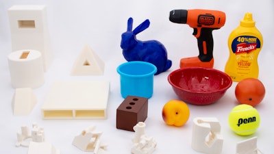 A University of Washington team created a new tool that can design a 3D-printable passive gripper and calculate the best path to pick up an object. The researchers tested this system on a suite of 22 objects, which are shown here.