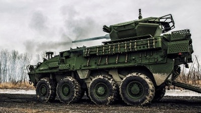 Oshkosh Defense will upgrade 95 additional Stryker Double-V Hull Infantry Carrier Vehicles (ICVVA1) with the 30 mm Medium Caliber Weapon System (MCWS).