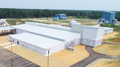 The new Aerojet Rocketdyne facility at the Camden, Arkansas, site consolidates solid rocket motor manufacturing to increase efficiency and capacity.