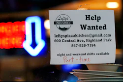 Hiring sign is displayed at a restaurant in Highland Park, Ill., Thursday, July 14, 2022. The number of Americans applying for unemployment benefits last week rose to its highest level in more than eight months, a sign the labor market may be showing some weakness. Applications for jobless aid for the week ending July 16 rose by 7,000 to 251,000, up from the previous week’s 244,000, the Labor Department reported Thursday, July 21.