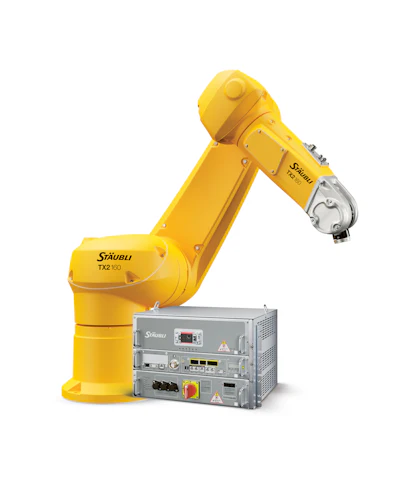 Stäubli will run through a high-precision laser cutting process with a TX2-160L HDP (High Dynamic Precision) robot, demonstrating its path accuracy at various cutting speeds, high rigidity and ability to access complex parts.