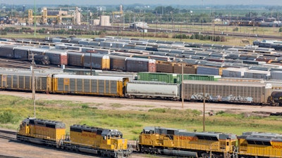 Bailey rail yard, North Platte, Neb., July 2014.