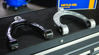 The new MEYLE HD control arm for Tesla Model 3 and Model Y.