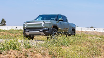 This photo, provided by Edmunds, shows the 2022 Rivian R1T.