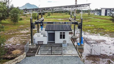 The first 3D printed home in Borneo.