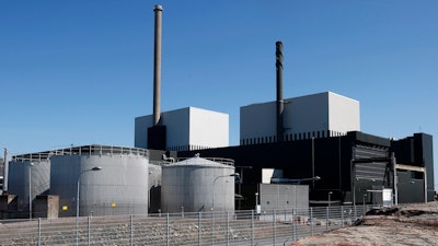 An exterior view of the Oskarshamn nuclear power plant in Oskarshamn, southeastern Sweden, on May 22, 2008.