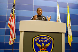 San Francisco Police Chief Bill Scott answers questions during a news conference in San Francisco, on May 21, 2019.